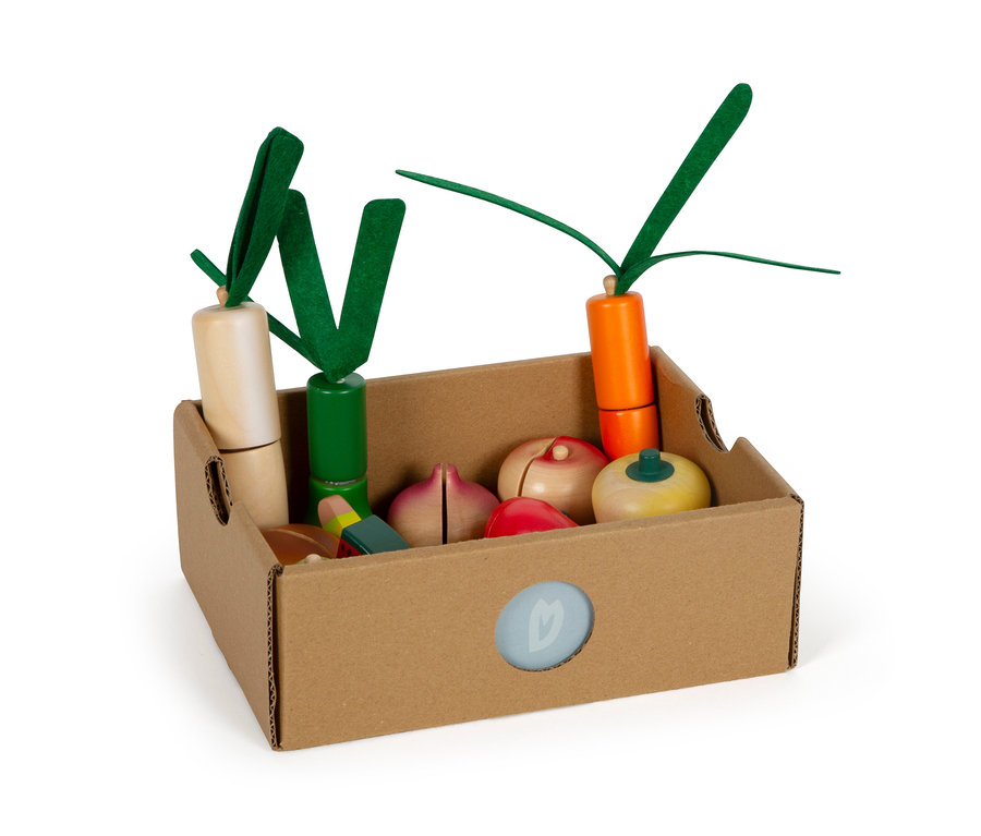 small foot Schneide-Set Obst und Gemüse »fresh« in einem Karton.