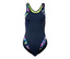 Dunkelblauer Sport-Badeanzug.