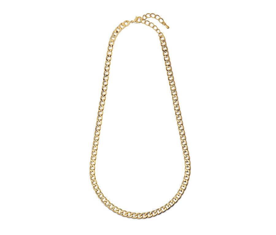 Goldene Kette, vergoldete Halskette.