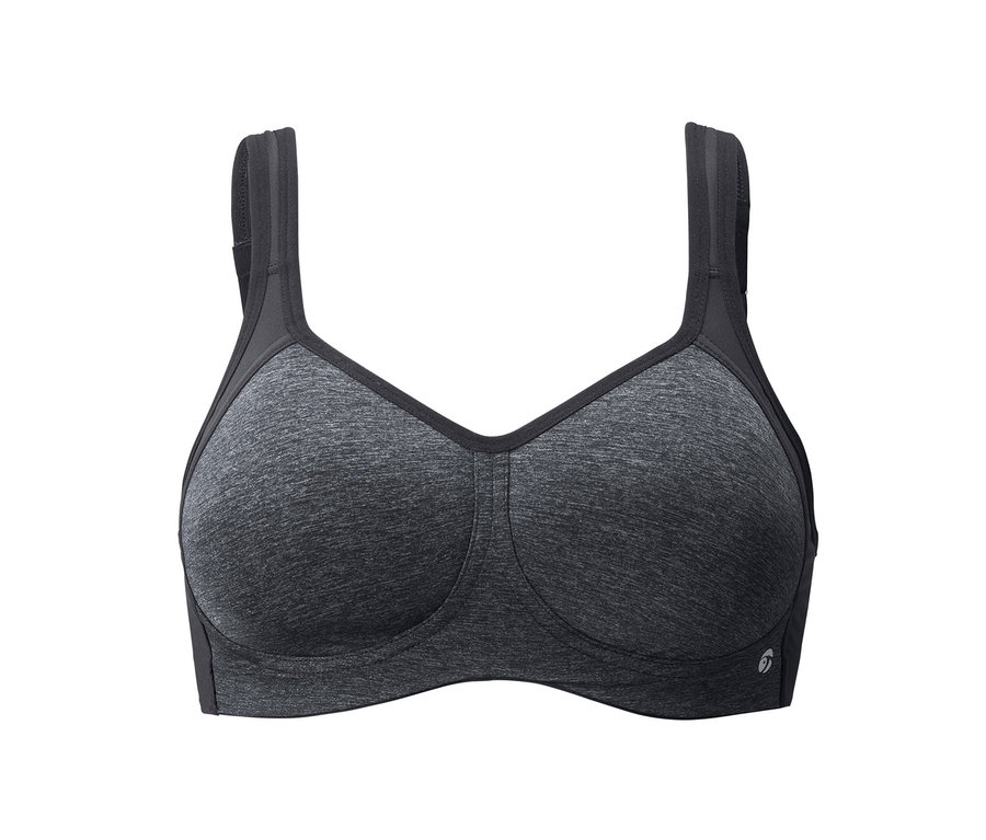 Grauer Sport-BH.