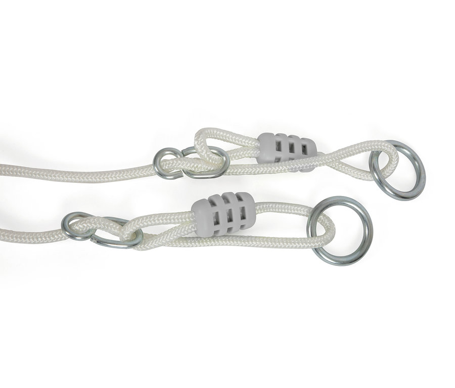 Seile und Metallringe der small foot Babyschaukel »Seaside«.