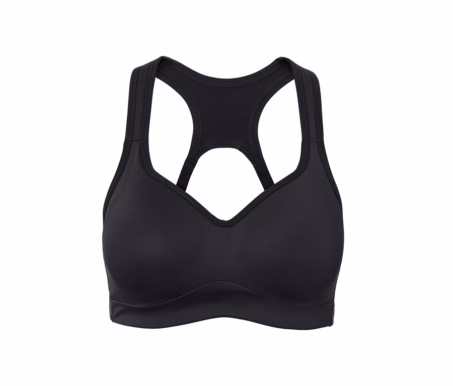 Schwarzer Sport-BH.