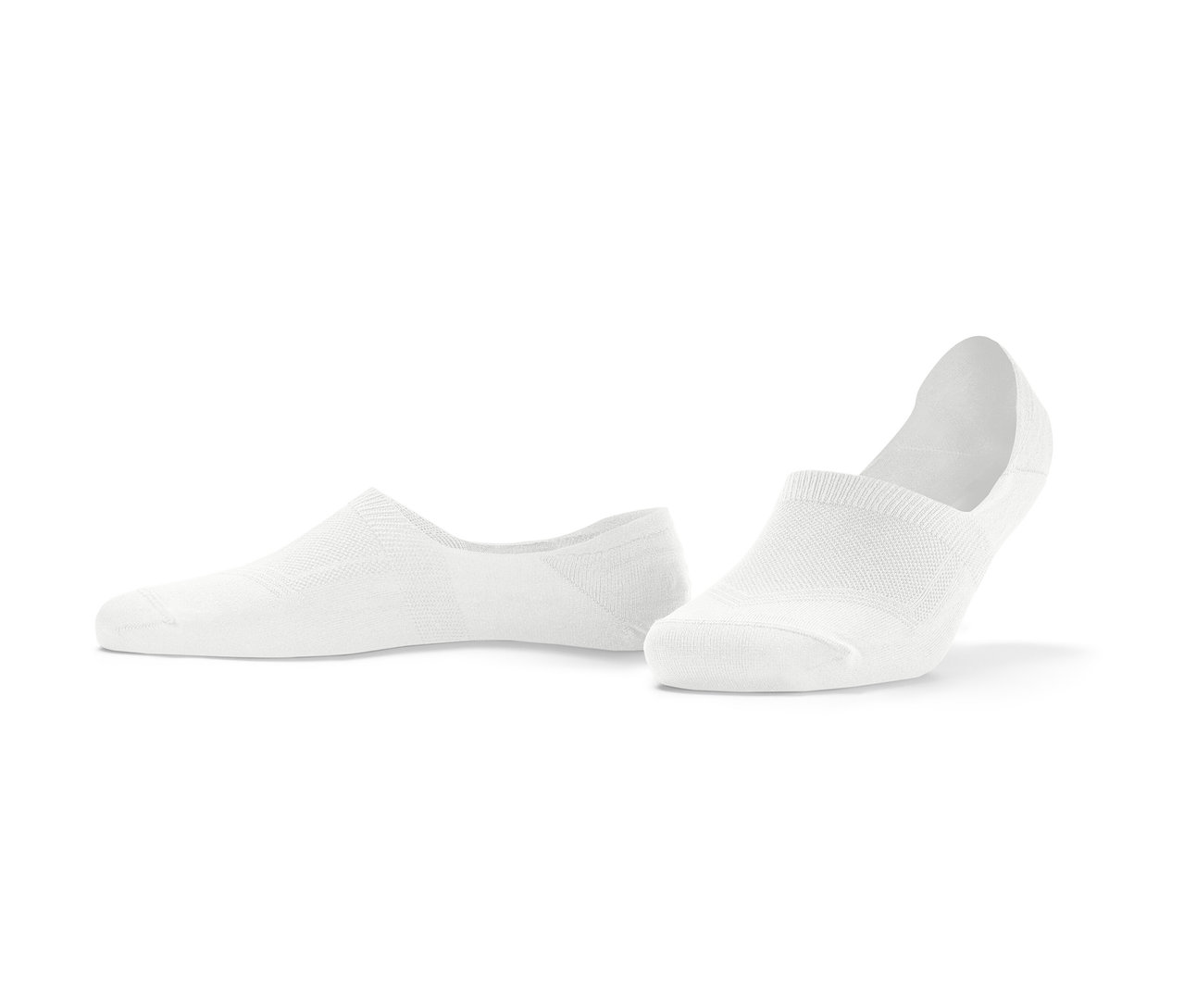 Zwei Paar weiße Sport-Füßlinge.