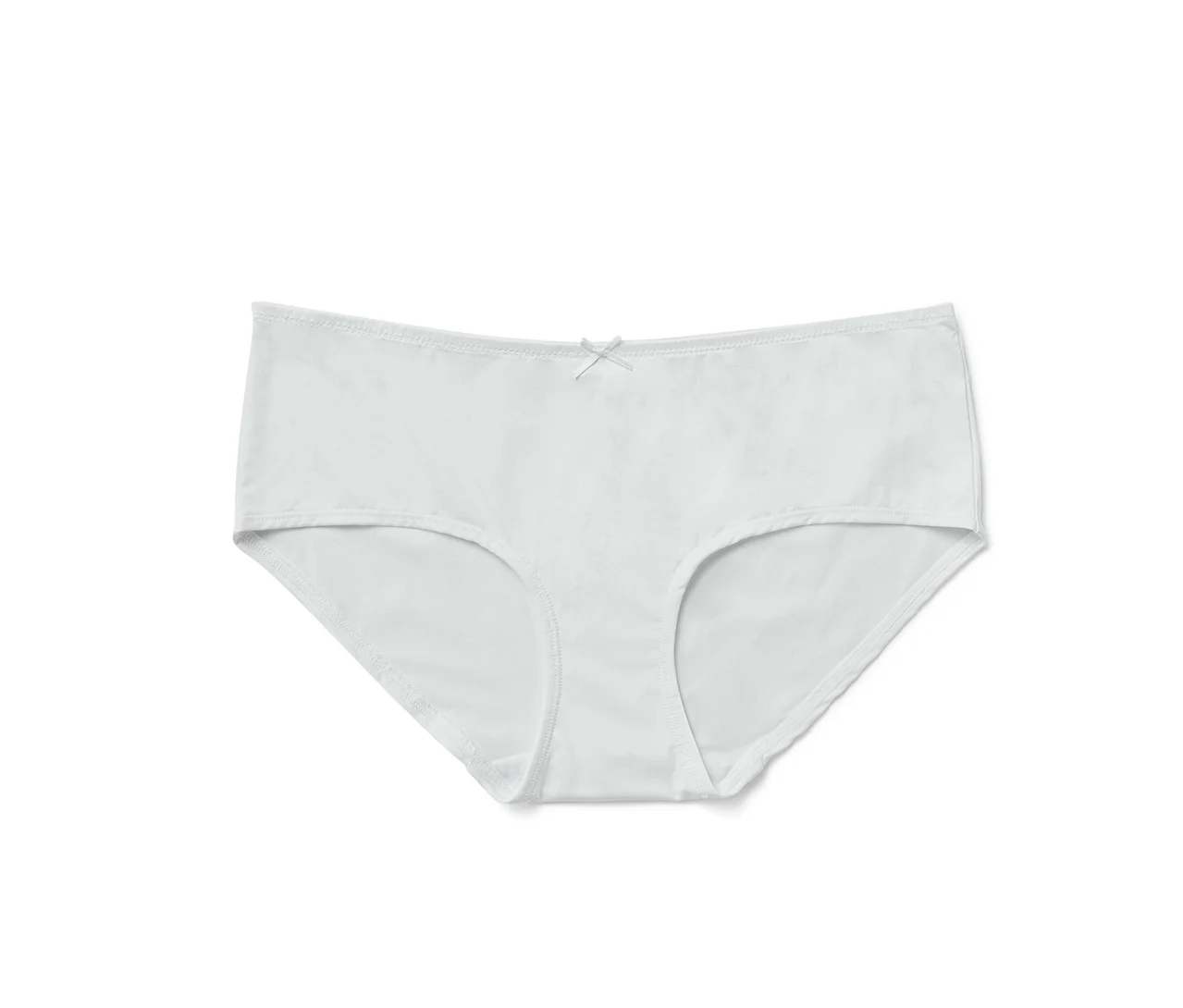 Weiße 5 Pantys auf weißem Hintergrund.