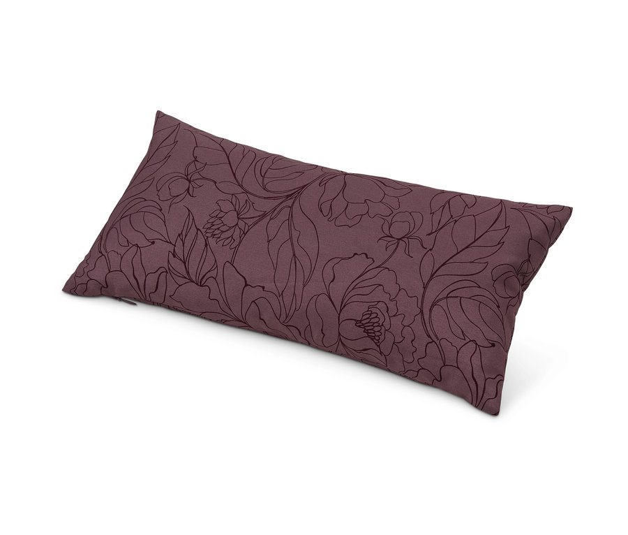 Zirbenkissen, ca. 40 x 20 cm, mit Blumenmuster.