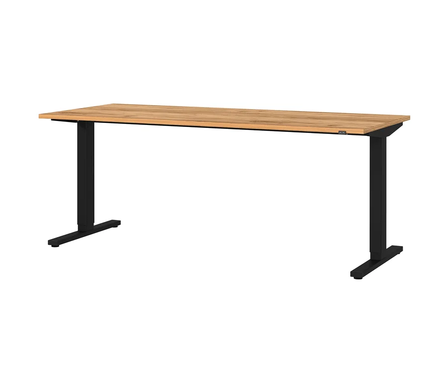 Elektrisch höhenverstellbarer Schreibtisch, ca. 180 x 80 cm.