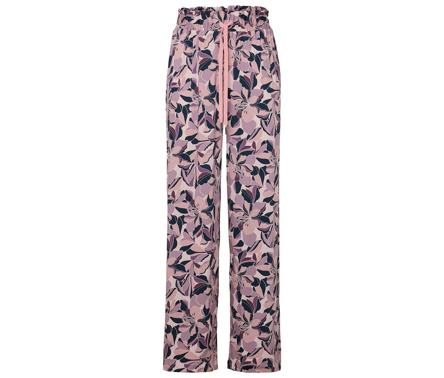 Hose mit Blumenmuster.