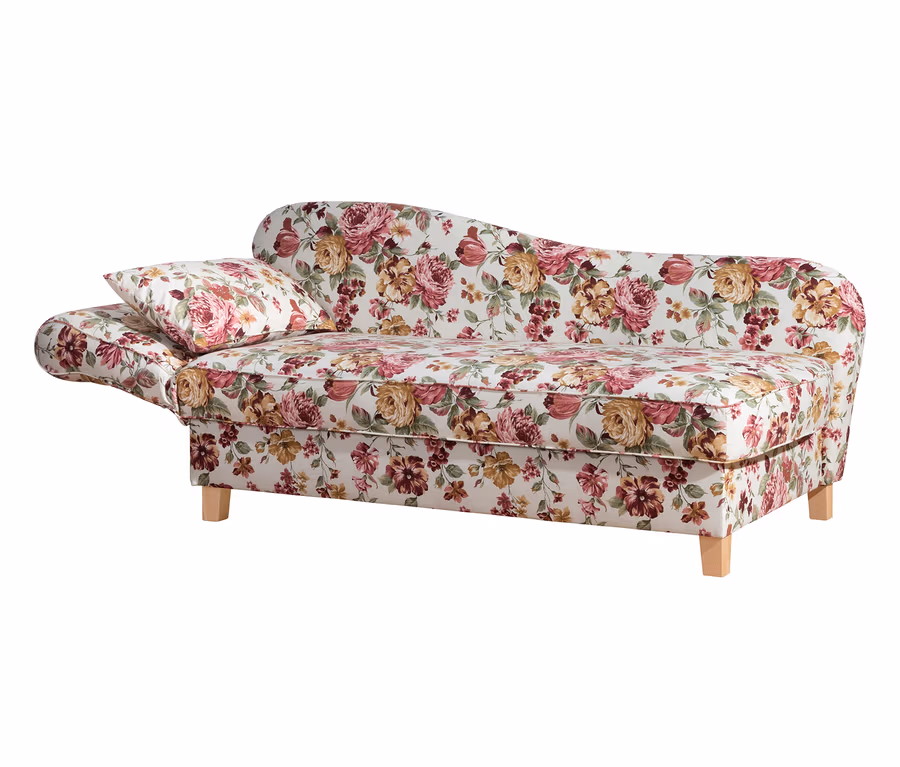 Blumenmuster Max-Winzer®-Recamiere »Saturn« mit Stauraum, links.