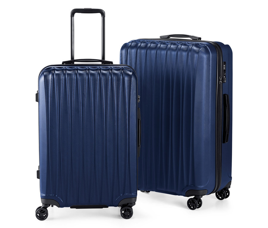 Hartschalenkoffer-Set, groß und klein.