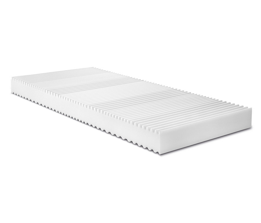 Weiße Badenia-Kaltschaummatratze »Duo«.