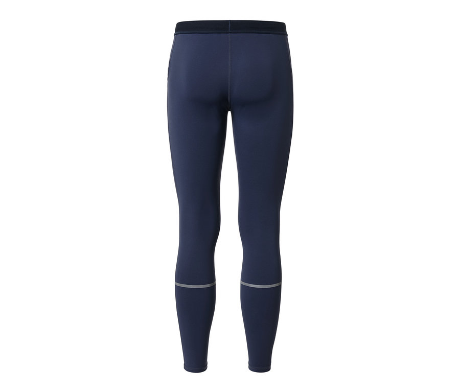 Blaue Performance-Lauftight.