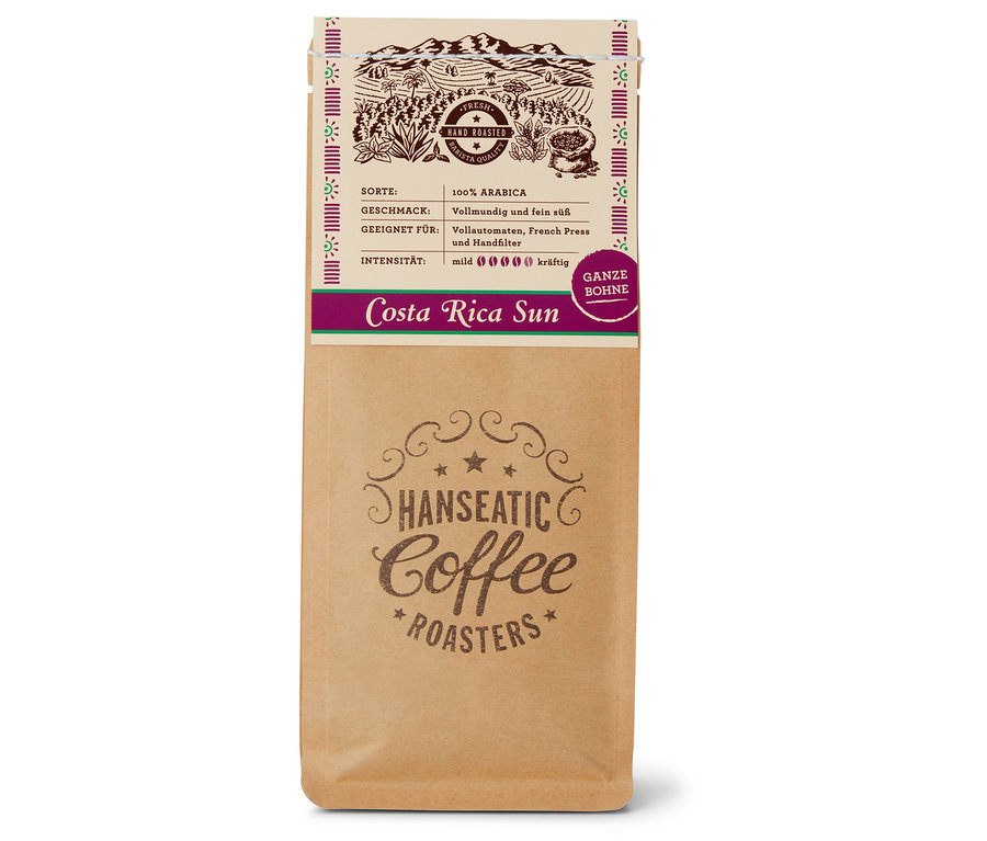 Hanseatic - Costa Rica Sun Filterkaffee - 250 g Ganze Bohne