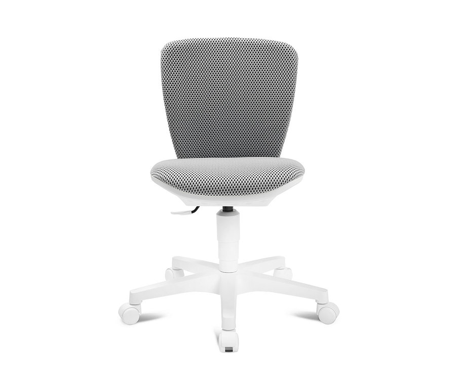 Grauer Topstar Sitness »Home S'cool« Bürostuhl vor weißem Hintergrund.