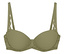 Triumph Amourette WP BH in Olivgold mit Spitzendetails an Trägern und Seiten.