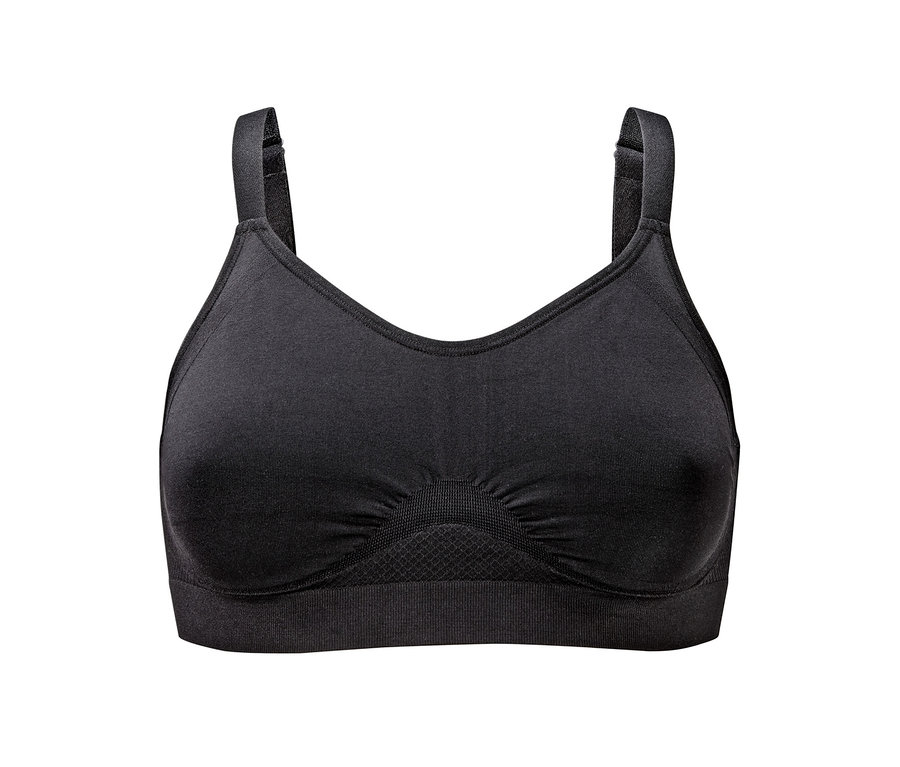 Schwarzer Sport-BH.