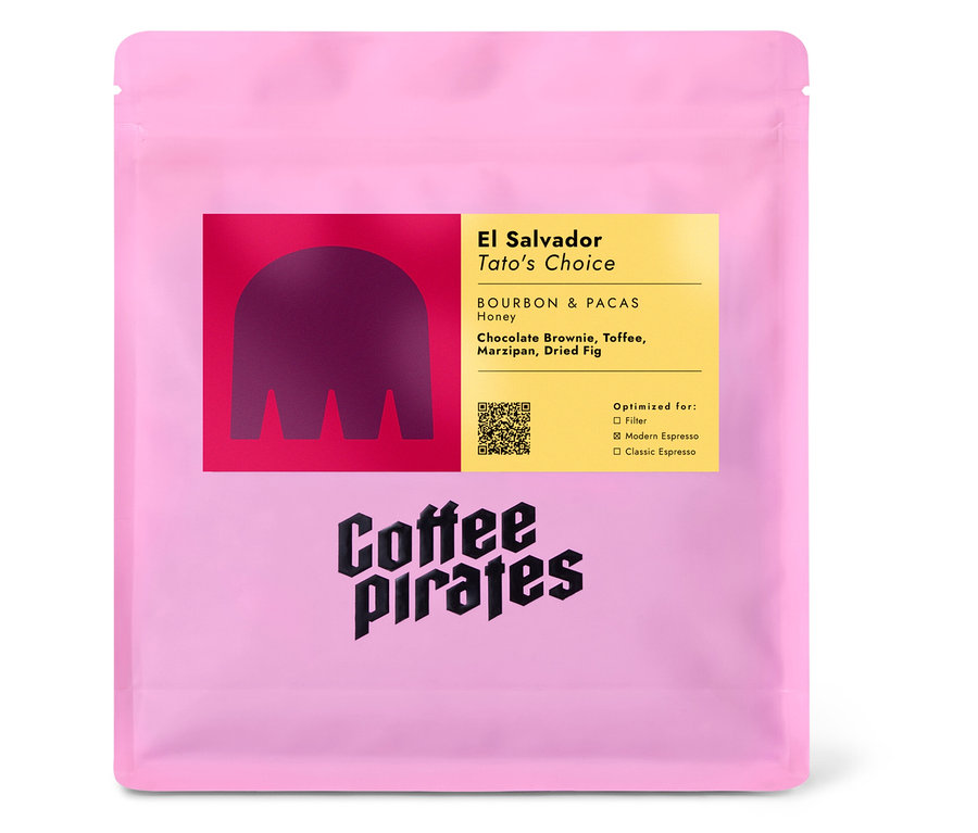 Coffee Pirates – El Salvador Tato´s Choice Espresso – 250 g Ganze Bohne