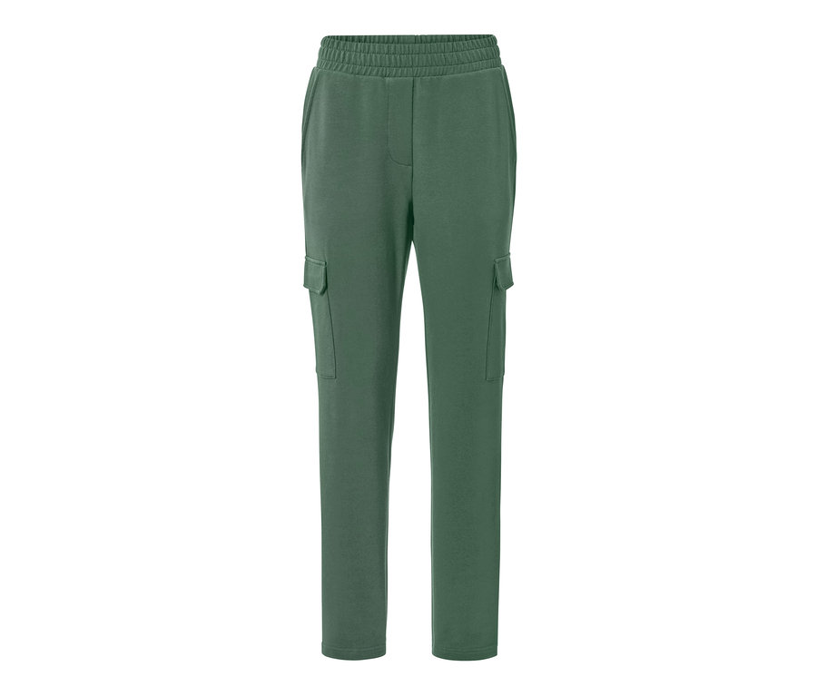 Grüne Joggpants mit Cargo-Taschen.
