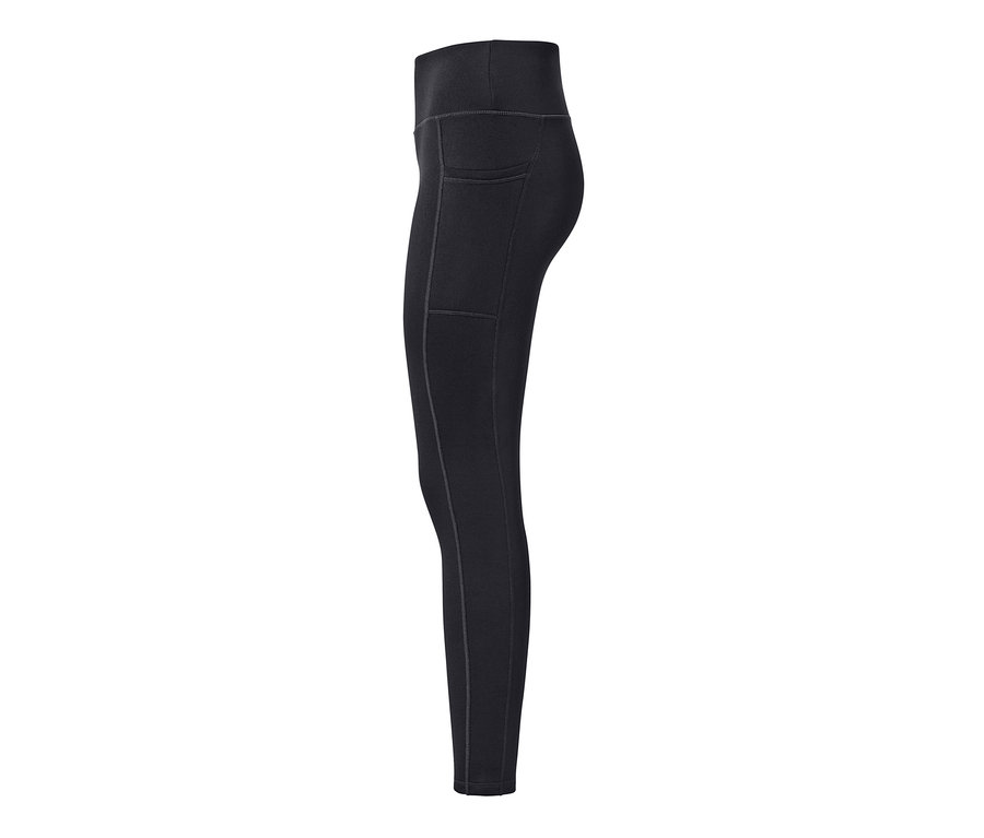 Schwarze Thermotight mit seitlicher Tasche.
