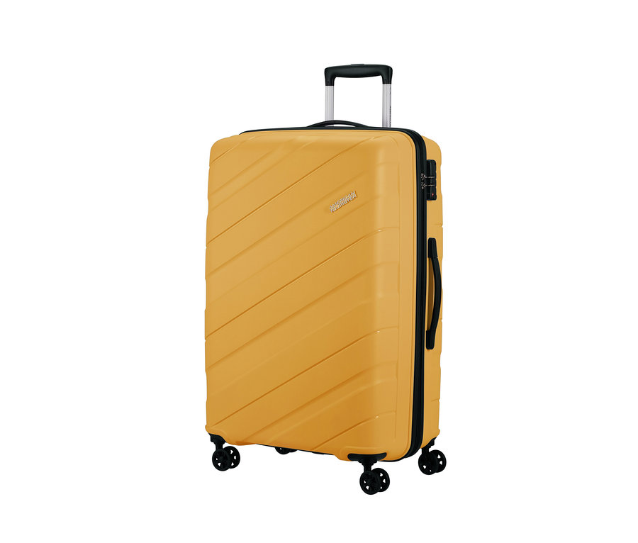 Ein großer American Tourister »Jetdriver 3.0« Koffer in Banana Cream.