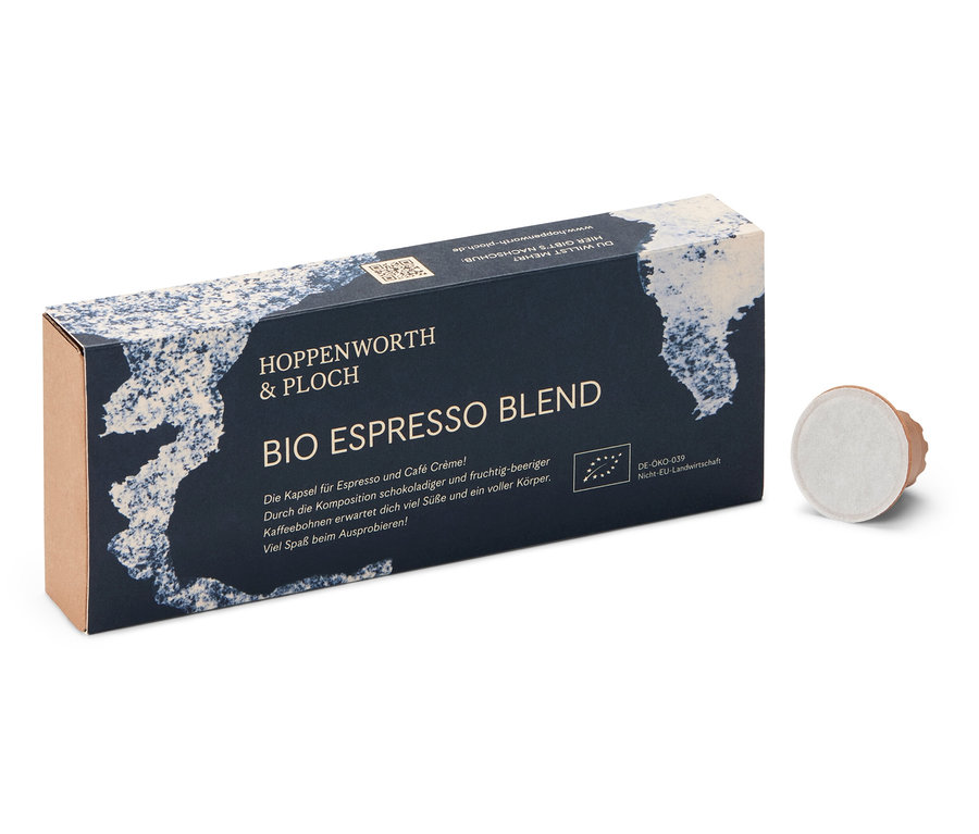 Hoppenworth & Ploch - Bio Espresso Blend - 14 Kapseln