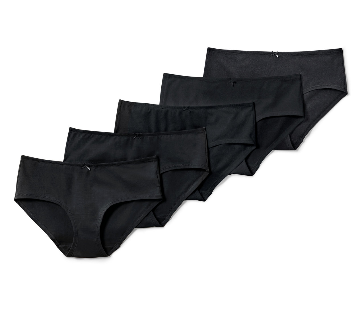 Fünf schwarze Pantys.