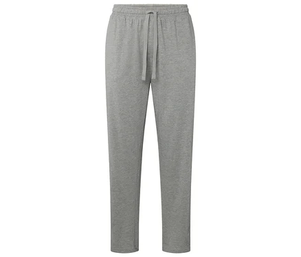 Graue Jogginghose mit Kordelzug in der Taille.