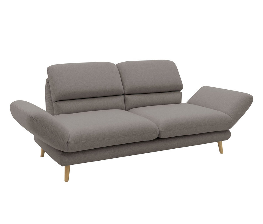 DOMO 2-Sitzer-Sofa »FuAR«, drehbar, taupe.