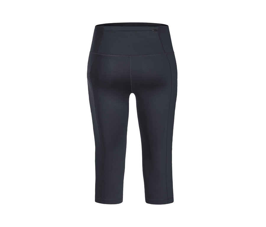Dunkelblaue 3/4-Sporttight von hinten.
