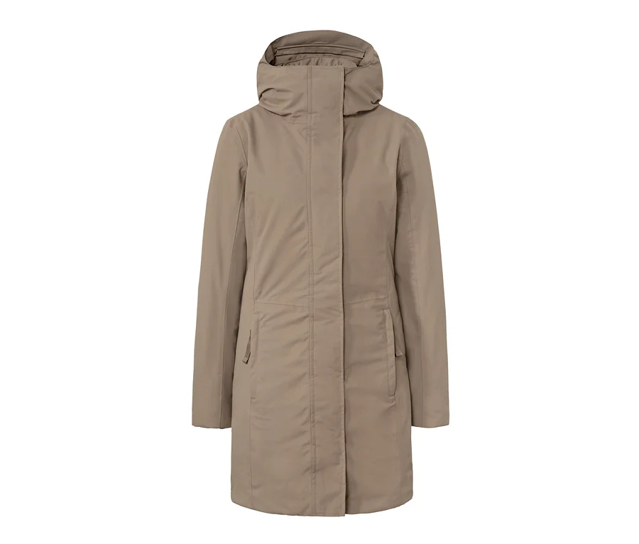Da. Thermo-Mantel, beige.