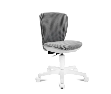 Grauer Topstar Sitness »Home S'cool« Bürostuhl auf weißem Hintergrund.