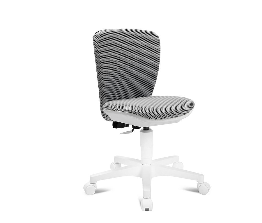 Grauer Topstar Sitness »Home S'cool« Bürostuhl auf weißem Hintergrund.