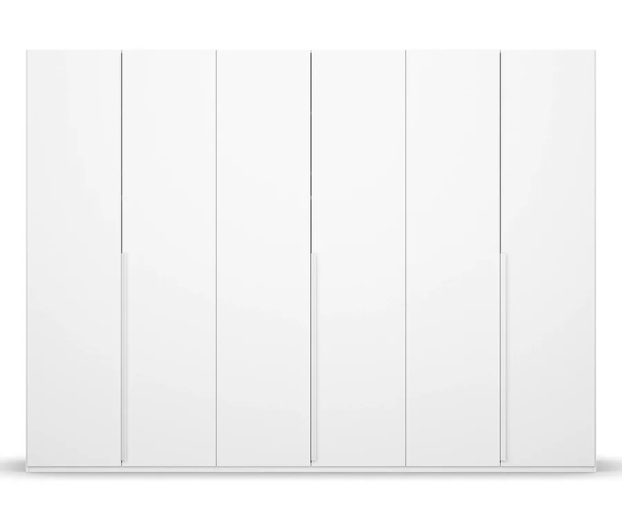 Weißer, sechstüriger Kleiderschrank »Purisma« von Rauch.