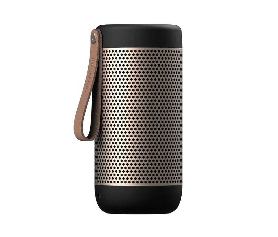 Schwarzer Kreafunk Bluetooth-Lautsprecher aCOUSTIC.