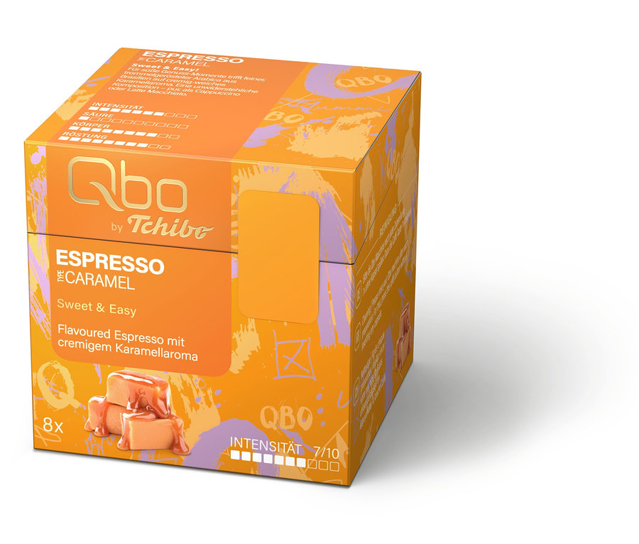 Qbo Flavoured Espresso Caramel
