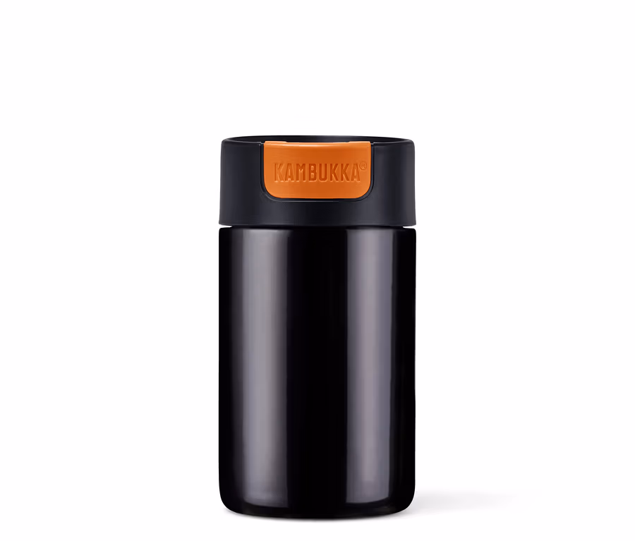 Kambukka To-Go-Becher, Black Chrome.