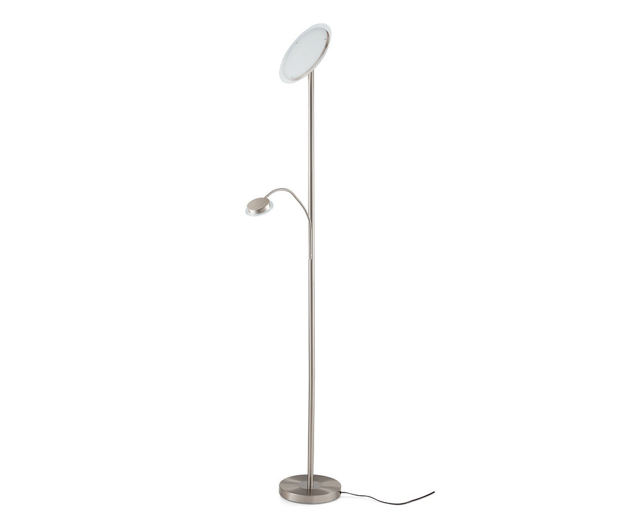 LED-Deckenfluter mit Leselicht.