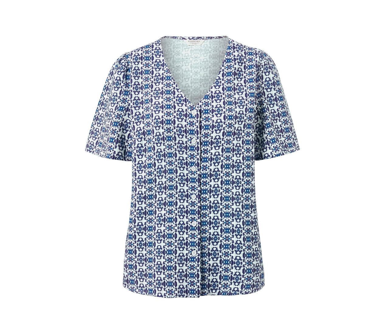 Bluse mit Alloverprint.