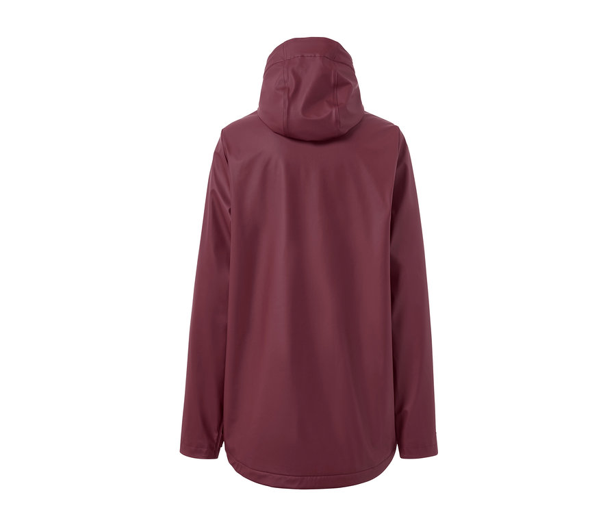 Rückansicht des Teddy-Regenmantels.