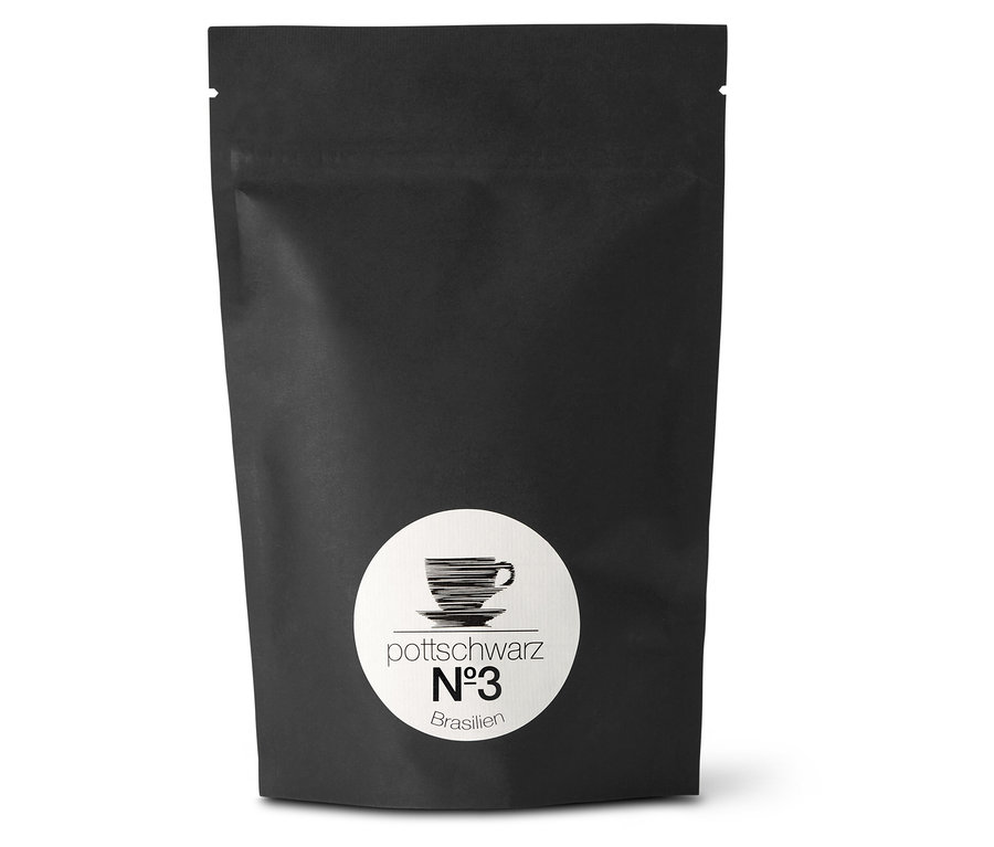 Pottschwarz - No. 3 Brasilien Minas Gereis Espresso - 250 g Ganze Bohne