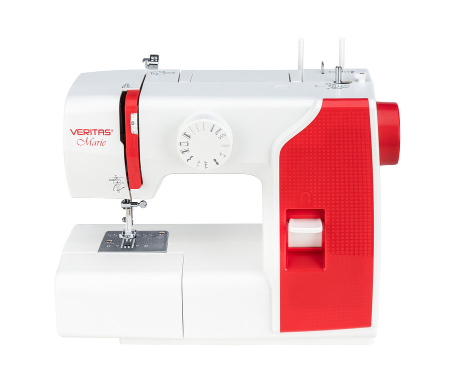 Detailaufnahme der Nähmaschine »MARIE«.
