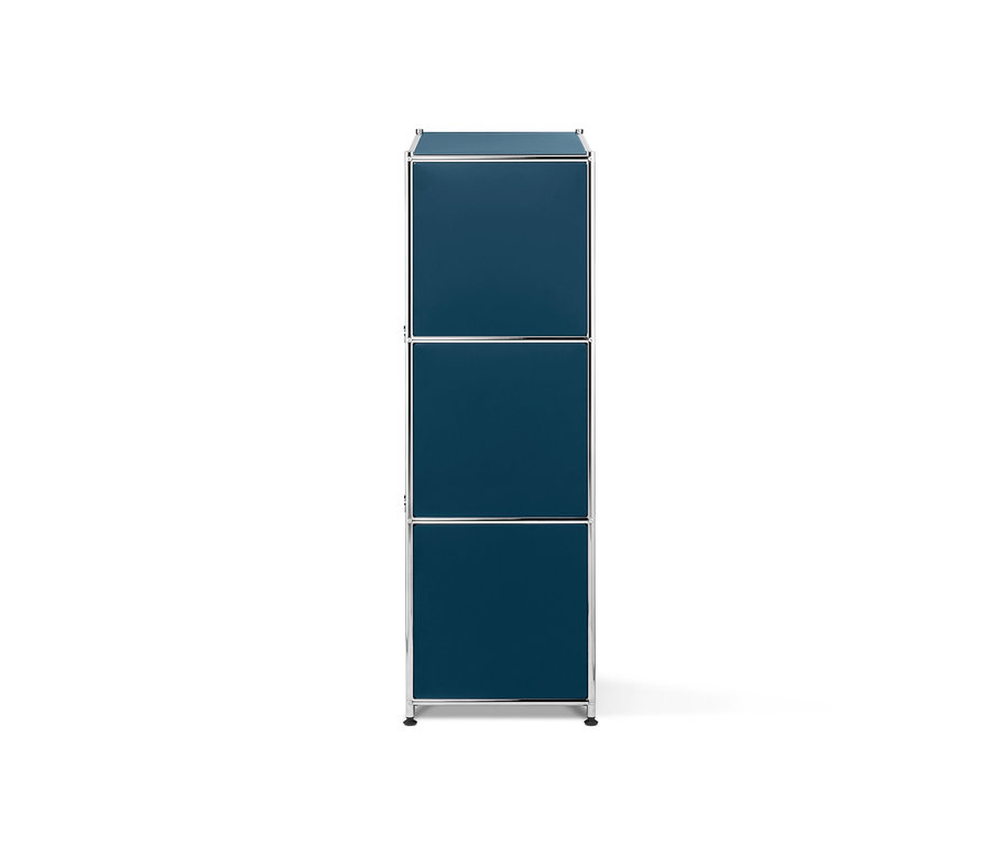 Blaue Kommode »CN3« mit 2 Klappen.