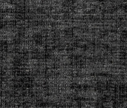 Eine texturierte, graue Stoffoberfläche.