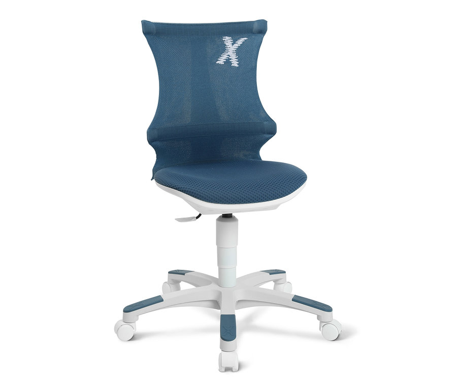 Nahaufnahme des Topstar Kinderstuhls »SITNESS X CHAIR 10« in Petrol.