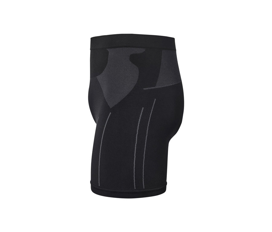 Schwarze Radunterhose.