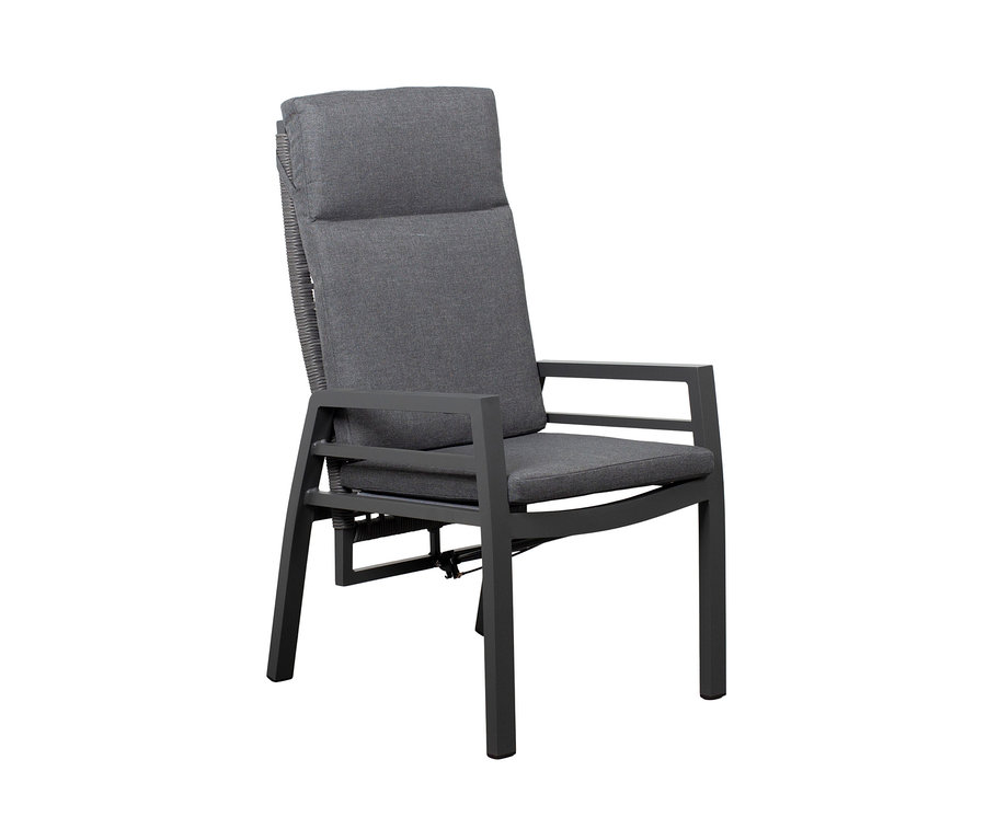 Grauer deVries Stuhl, Seil.