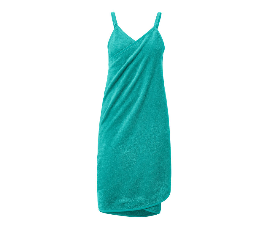 Aqua Handtuch-Kleid.