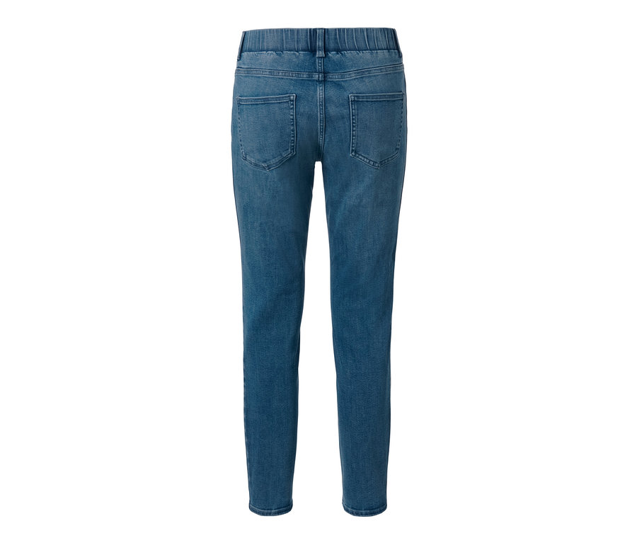 Blaue Treggings »Fit Nelly« von hinten.