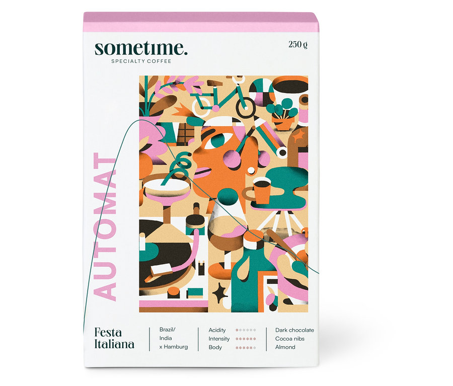 sometime - FESTA ITALIANA Caffè Crema - 250 g Ganze Bohne