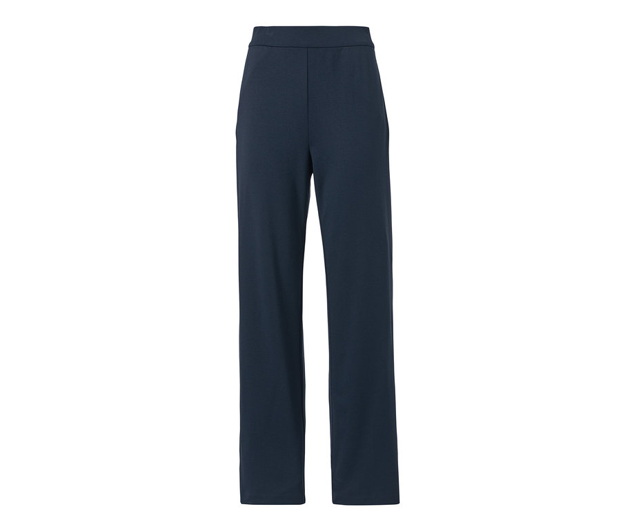 Eine marineblaue Komfort-Jerseyhose.
