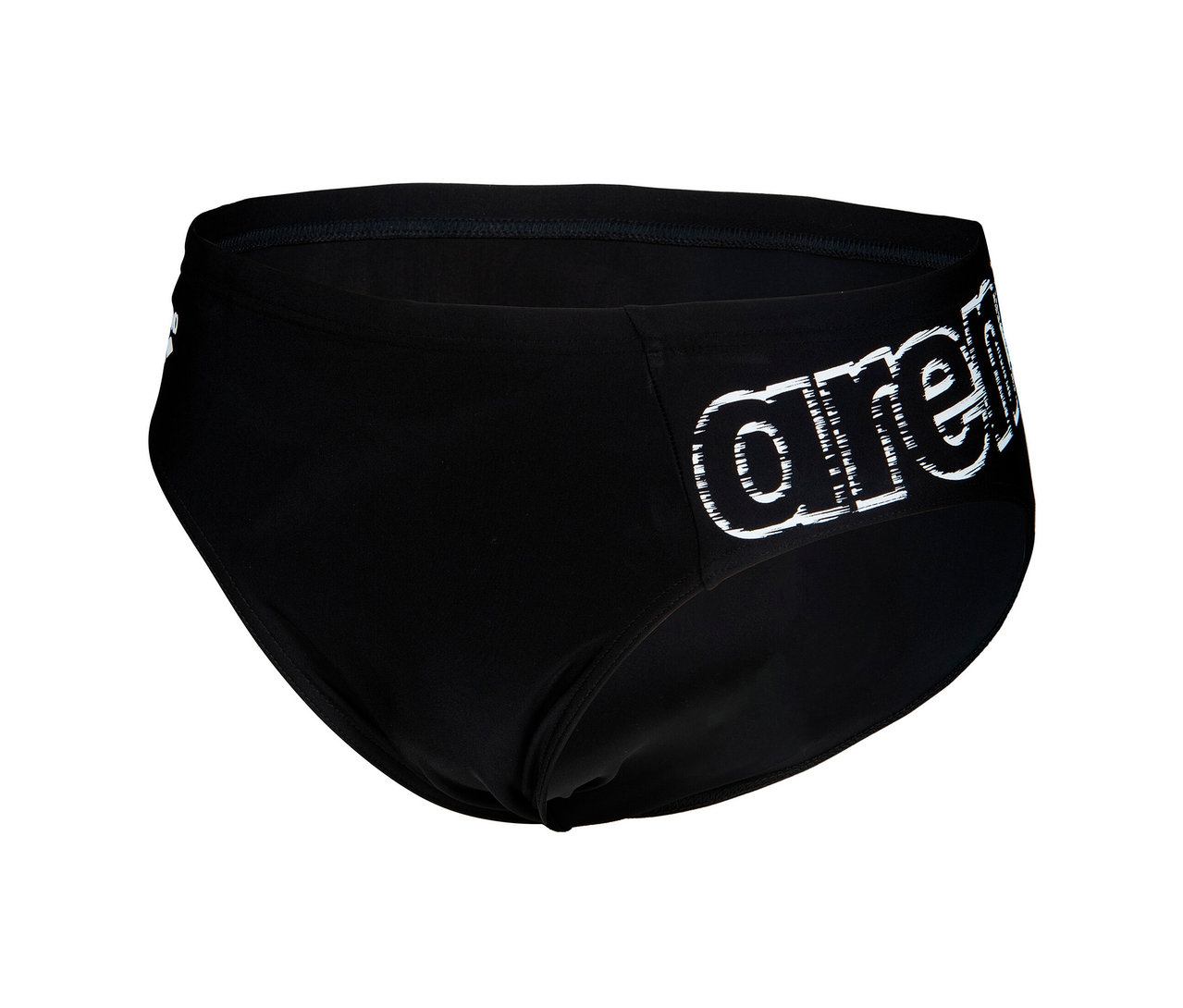 Schwarzer arena Badehosen-Slip Scratchy.